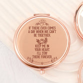โจ Exclusive Blessings! 65mm Rose Gold Button Makeup Mirror โจ Double-sided, 2x magnification, HD glass, ready to ship! Perfect gift for any festive occasion! ๐น๐